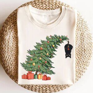 Funny Cat Christmas Shirt, Christmas Cat Shirt, Gift For Cat Lover